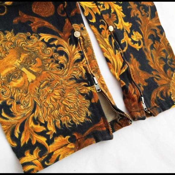 VERSACE couture 90s rare Medusa jeans - Picture 8 of 9